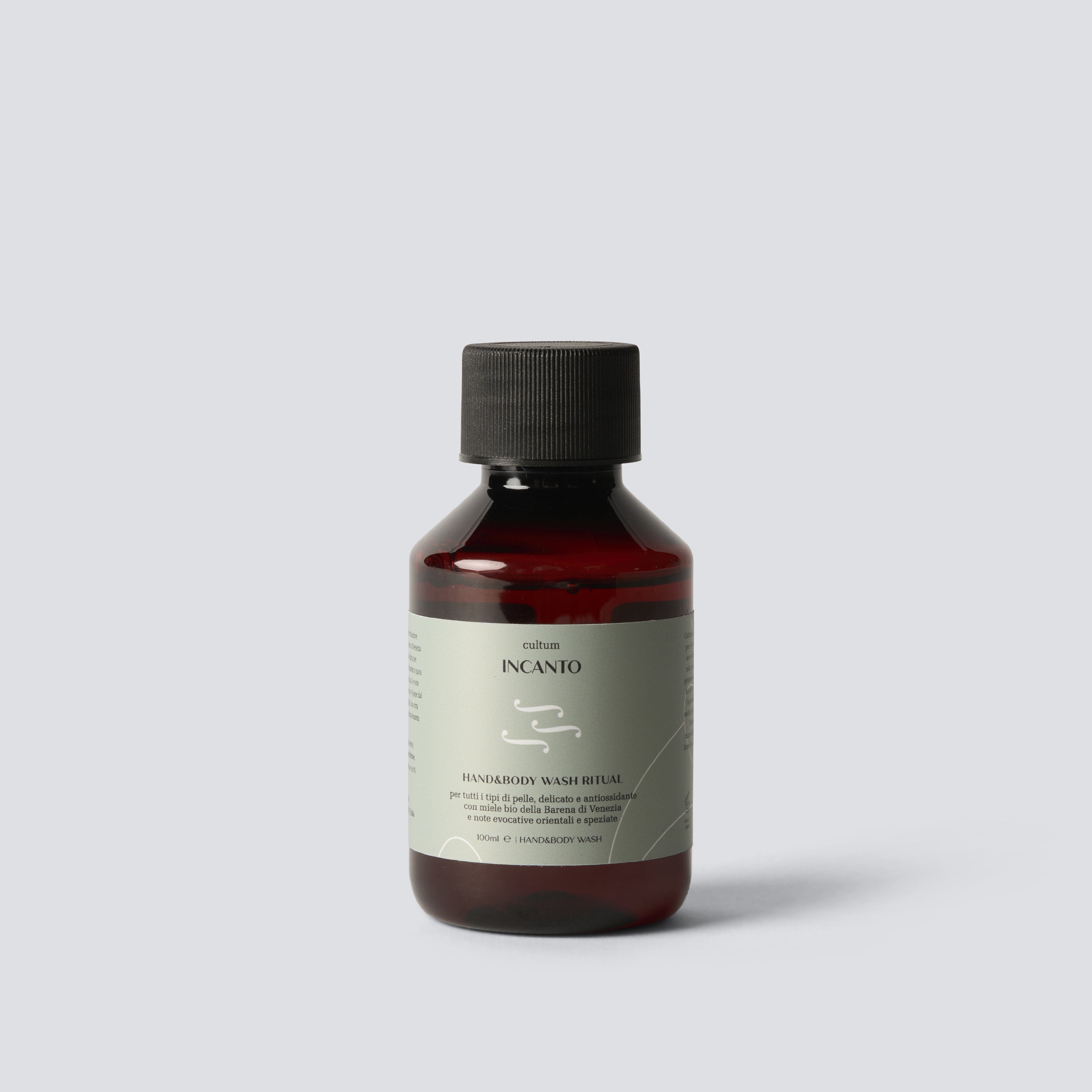 Body Wash Incanto di Cultum Cosmetics, detergente delicato e idratante per il corpo con ingredienti naturali e profumo avvolgente.