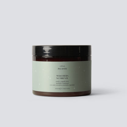 Maschera Nutriente Incanto di Cultum Cosmetics, trattamento intensivo idratante per capelli secchi e spenti.